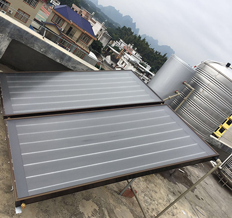 空氣能工程案例實(shí)拍